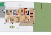 Chalet independiente con terreno en venta en la España, Gallur, ref: TR345251 foto