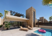Chalet independiente con terreno en venta en la España, Fuente Álamo, ref: TR343856 foto