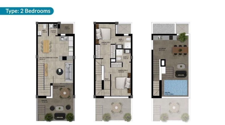 Alicante - Dolores - 87m2