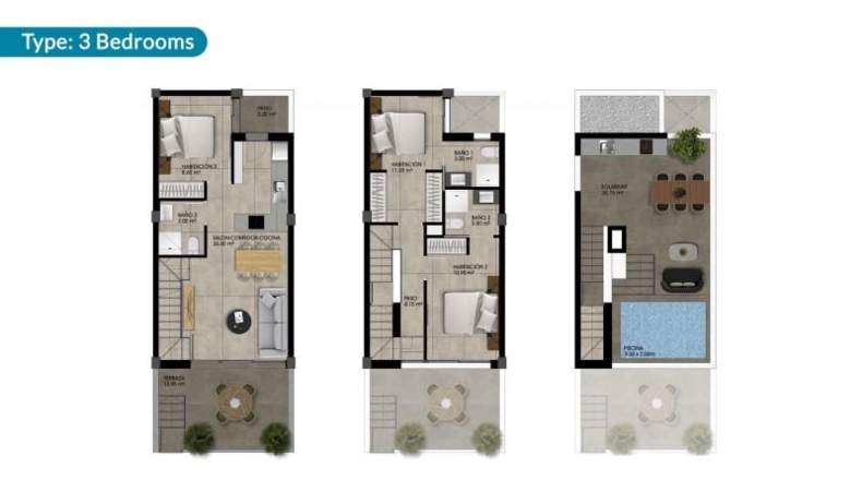 Alicante - Dolores - 87m2