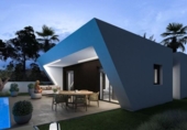 Chalet independiente con terreno en venta en la España, Monforte del Cid, ref: TR156160 foto