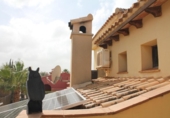 Chalet independiente con terreno en venta en la España, Fuente Álamo, ref: TR239759 foto