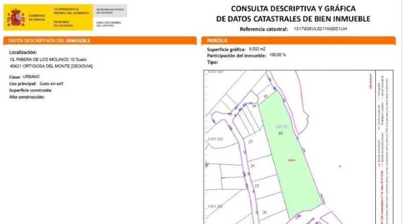 Segovia - Ortigosa del Monte - 8000m2