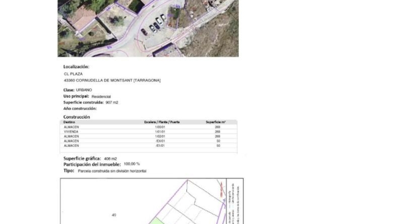 Tarragona - Cornudella de Montsant - 907m2