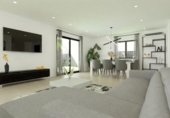 Chalet independiente con terreno en venta en la España, Monforte del Cid, ref: TR264984 foto