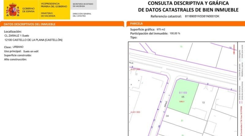 Castellón - Castelló de la Plana - 975m2