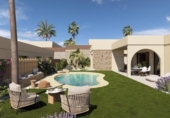 Chalet independiente con terreno en venta en la España, Murcia, ref: TR328295 foto