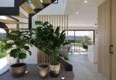 Chalet independiente con terreno en venta en la España, Monforte del Cid, ref: TR318067 foto