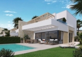 Chalet independiente con terreno en venta en la España, Monforte del Cid, ref: TR249021 foto