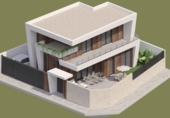 Chalet independiente con terreno en venta en la España, Benijófar, ref: TR275950 foto