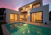Chalet independiente con terreno en venta en la España, L'Alfàs del Pi, ref: TR340280 foto