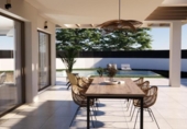 Chalet independiente con terreno en venta en la España, Monforte del Cid, ref: TR247332 foto