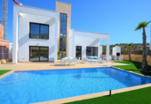 Chalet independiente con terreno en venta en la España, Finestrat, ref: TR139380 foto