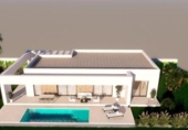 Chalet independiente con terreno en venta en la España, Finestrat, ref: TR241035 foto