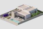 Chalet independiente con terreno en venta en la España, Benijófar, ref: TR145158 foto