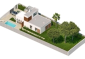 Chalet independiente con terreno en venta en la España, Finestrat, ref: TR153327 foto