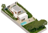 Chalet independiente con terreno en venta en la España, Finestrat, ref: TR153327 foto