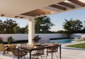 Chalet independiente con terreno en venta en la España, Monforte del Cid, ref: TR247336 foto