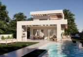 Chalet independiente con terreno en venta en la España, Monforte del Cid, ref: TR247336 foto