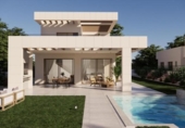 Chalet independiente con terreno en venta en la España, Monforte del Cid, ref: TR247336 foto