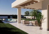 Chalet independiente con terreno en venta en la España, Monforte del Cid, ref: TR264022 foto