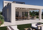 Chalet independiente con terreno en venta en la España, Monforte del Cid, ref: TR264022 foto