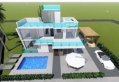 Chalet independiente con terreno en venta en la España, Finestrat, ref: TR151419 foto