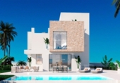 Chalet independiente con terreno en venta en la España, Finestrat, ref: TR241559 foto