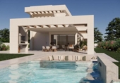 Chalet independiente con terreno en venta en la España, Monforte del Cid, ref: TR247607 foto
