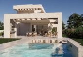 Chalet independiente con terreno en venta en la España, Monforte del Cid, ref: TR247607 foto