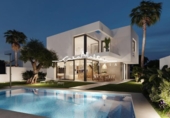 Chalet independiente con terreno en venta en la España, Finestrat, ref: TR198258 foto