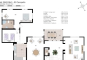 Chalet independiente con terreno en venta en la España, El Campello, ref: TR376930 foto