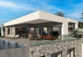 Chalet independiente con terreno en venta en la España, Finestrat, ref: TR154436 foto