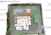 Chalet independiente con terreno en venta en la España, San Juan de Alicante, ref: TR376810 foto