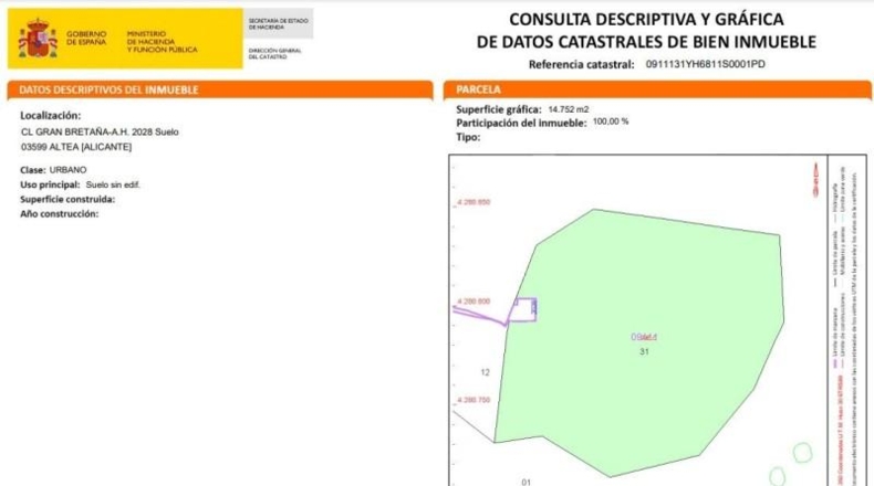 Alicante - Altea - 14782m2