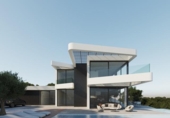Отдельно стоящий дом с участком на продажу в городе Altea Фото