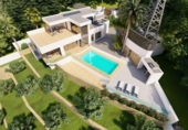 Chalet independiente con terreno en venta en la España, Altea, ref: TR154908 foto