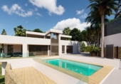 Chalet independiente con terreno en venta en la España, Altea, ref: TR154908 foto