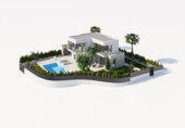 Chalet independiente con terreno en venta en la España, Finestrat, ref: TR142645 foto