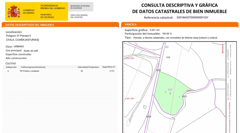 Asturias - Coaña - 5900m2