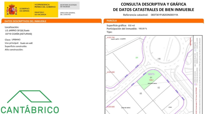 Asturias - Coaña - 1150m2