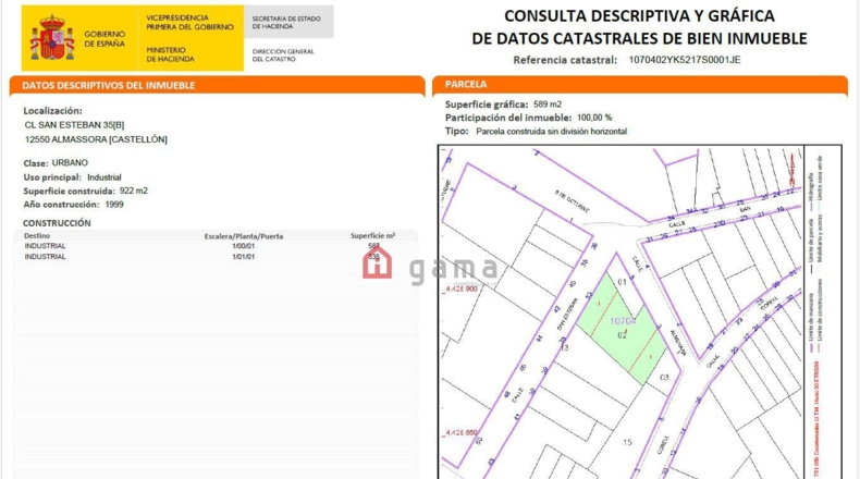 Castellón - Almazora - 922m2