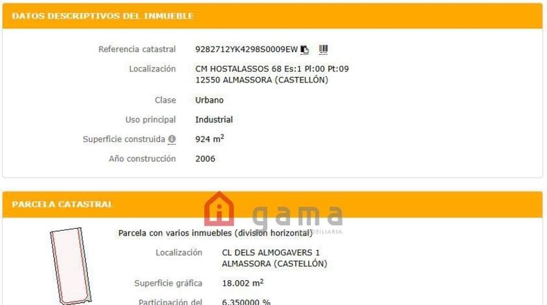 Castellón - Almazora - 924m2
