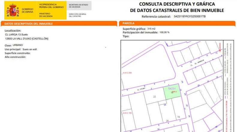 Castellón - la Vall d'Uixó - 315m2