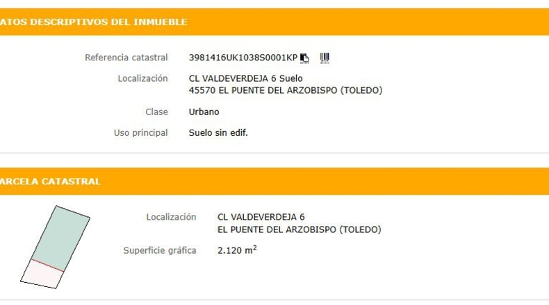Toledo - El Puente del Arzobispo - 2120m2