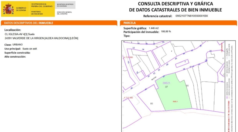Леон - Вальверде-де-ла-Вирхен - 1446m2