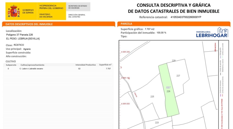 Sevilla - Lebrija - 7700m2