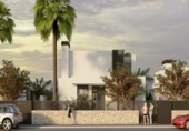 Вилла с участком на продажу в городе Algorfa. Фото