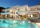 Вилла с участком на продажу в городе Calpe. Фото