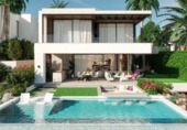 Вилла с участком на продажу в городе Benalmádena. Фото